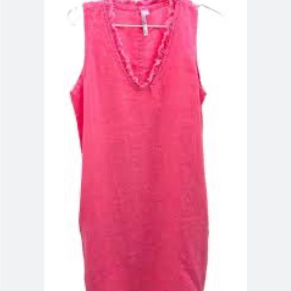 Lulu-B Vibrant Pink Sleeveless Dress